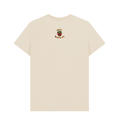 ‘Naughty Strawberries’ Large print organic cotton t-shirt