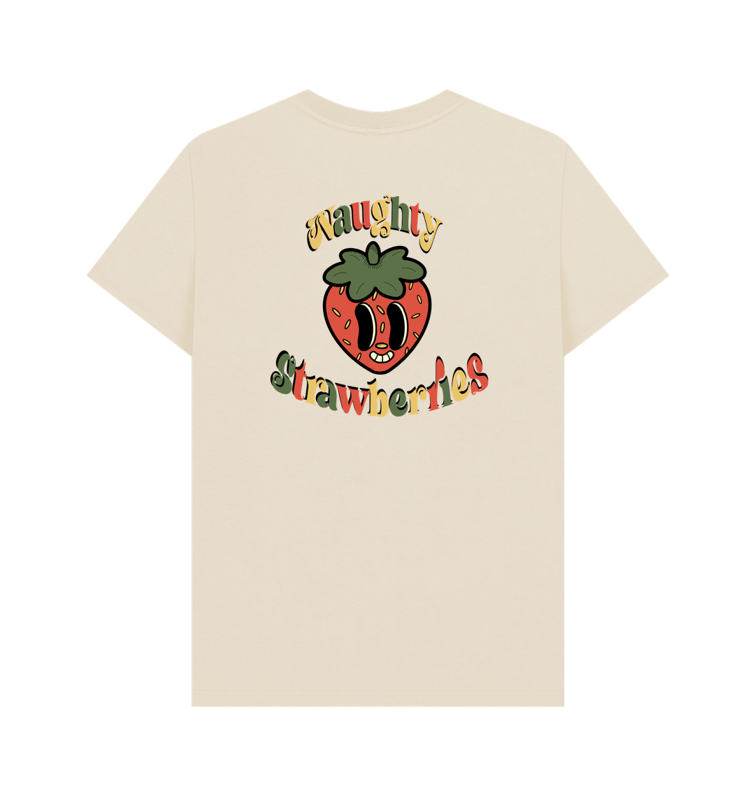 ‘Naughty Strawberries’ organic cotton t-shirt