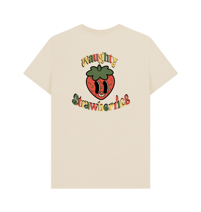 ‘Naughty Strawberries’ organic cotton t-shirt