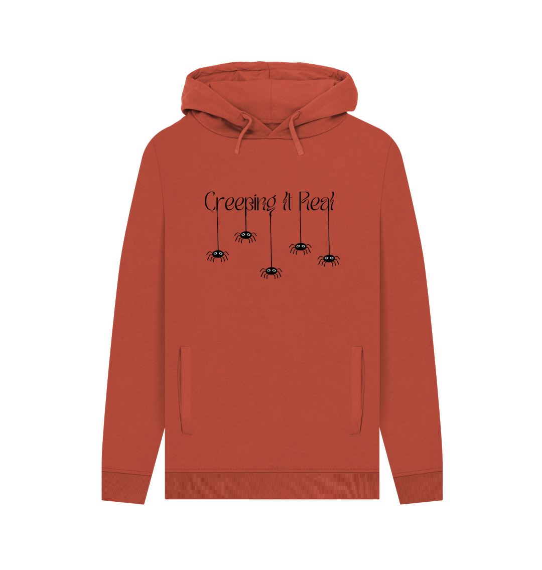 Rust \u2018Creeping it Real\u2019 Organic Cotton Hoodie