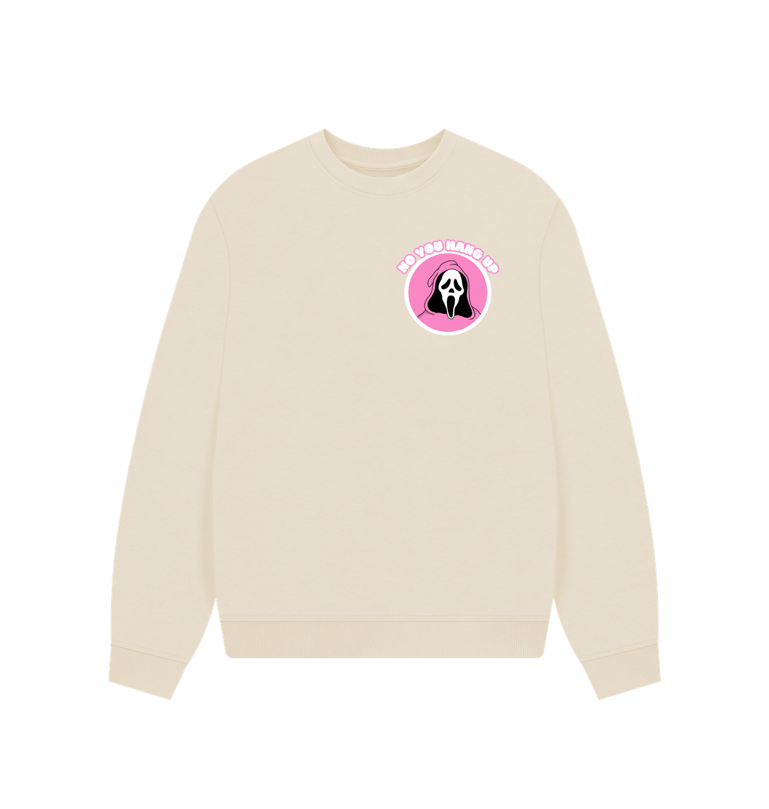 Oat \u2018No You Hang Up\u2019 Scream Inspired Organic Cotton Jumper