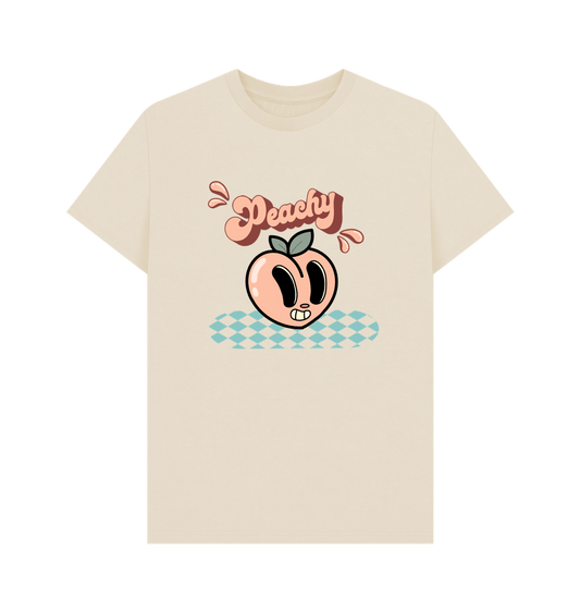 Oat \u2018Peachy\u2019 organic cotton t-shirt