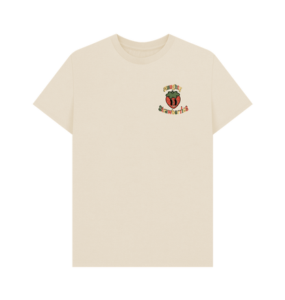 Oat \u2018Naughty Strawberries\u2019 organic cotton t-shirt