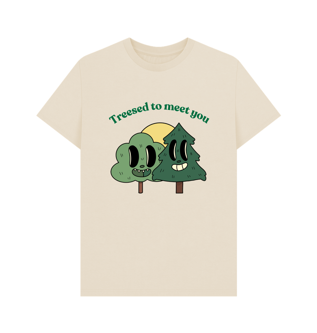 Oat \u2018Treesed To Meet You\u2019 organic cotton t-shirt