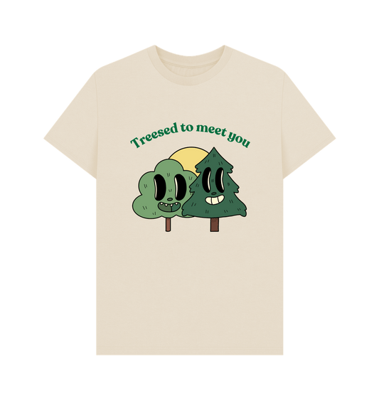 Oat \u2018Treesed To Meet You\u2019 organic cotton t-shirt