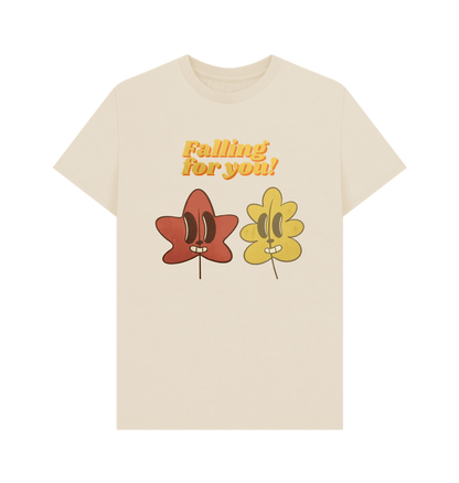 Oat \u2018Falling for You\u2019 Organic Cotton T-shirt