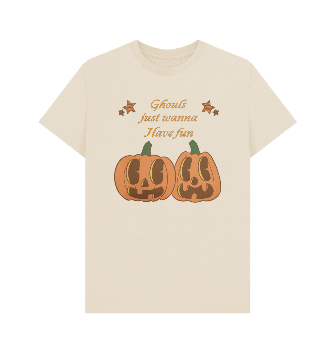 Oat \u2018Ghouls just wanna have fun\u2019 Organic Cotton T-shirt