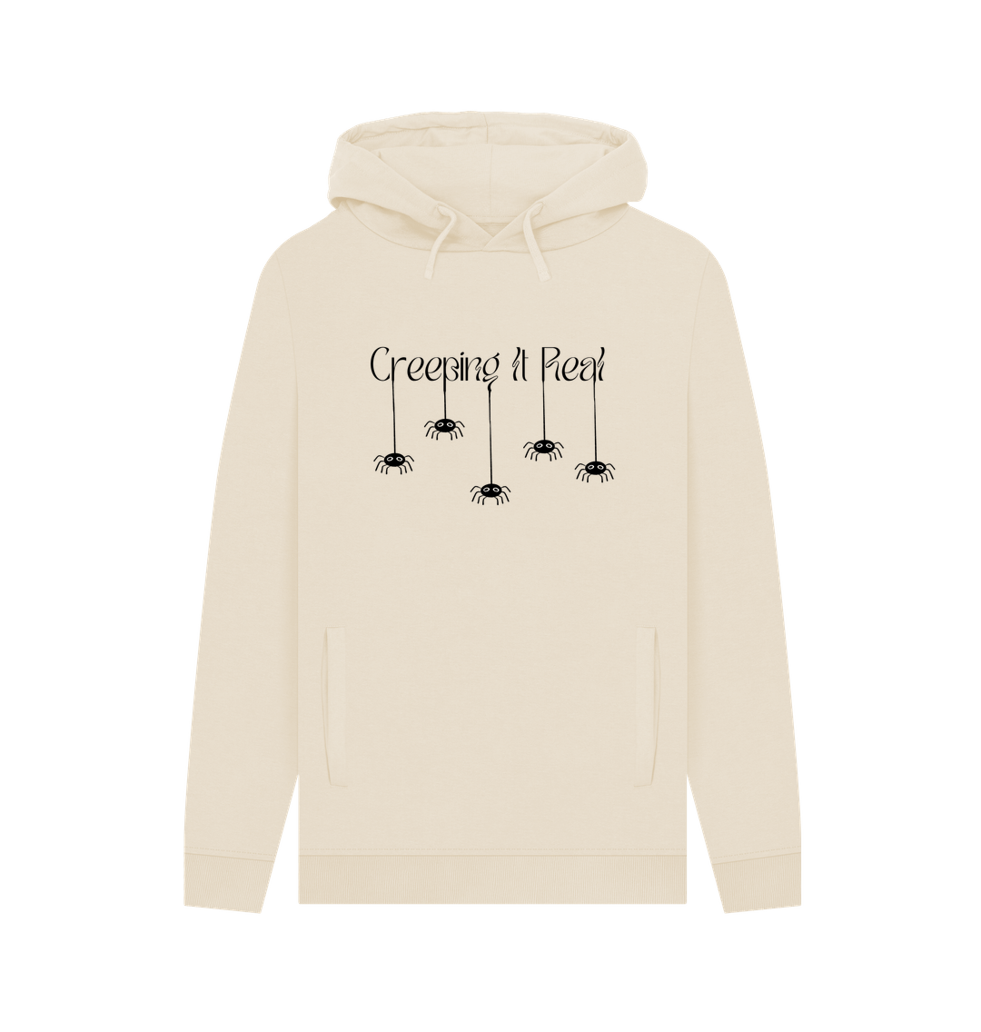 Oat \u2018Creeping it Real\u2019 Organic Cotton Hoodie