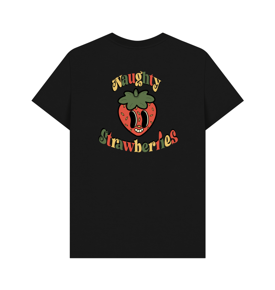 ‘Naughty Strawberries’ organic cotton t-shirt