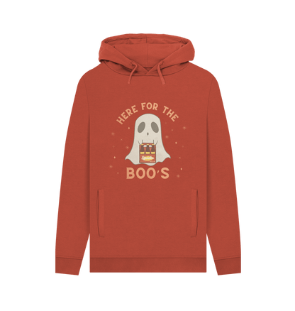 Rust \u2018Here for the Boos\u2019 Organic Cotton Hoodie