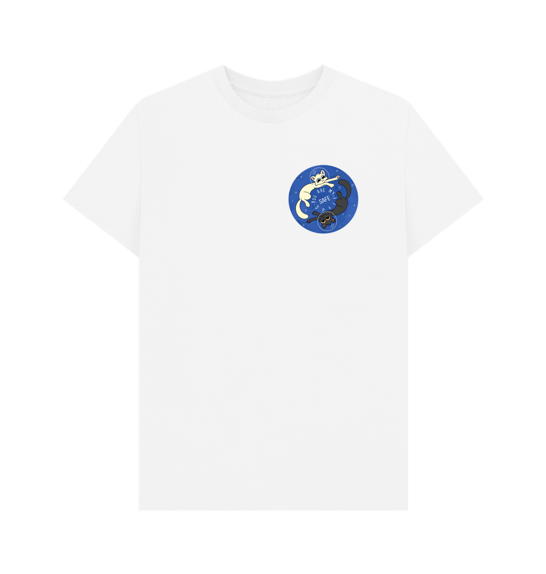 White \u2018Safe Space\u2019 Organic Cotton T-shirt