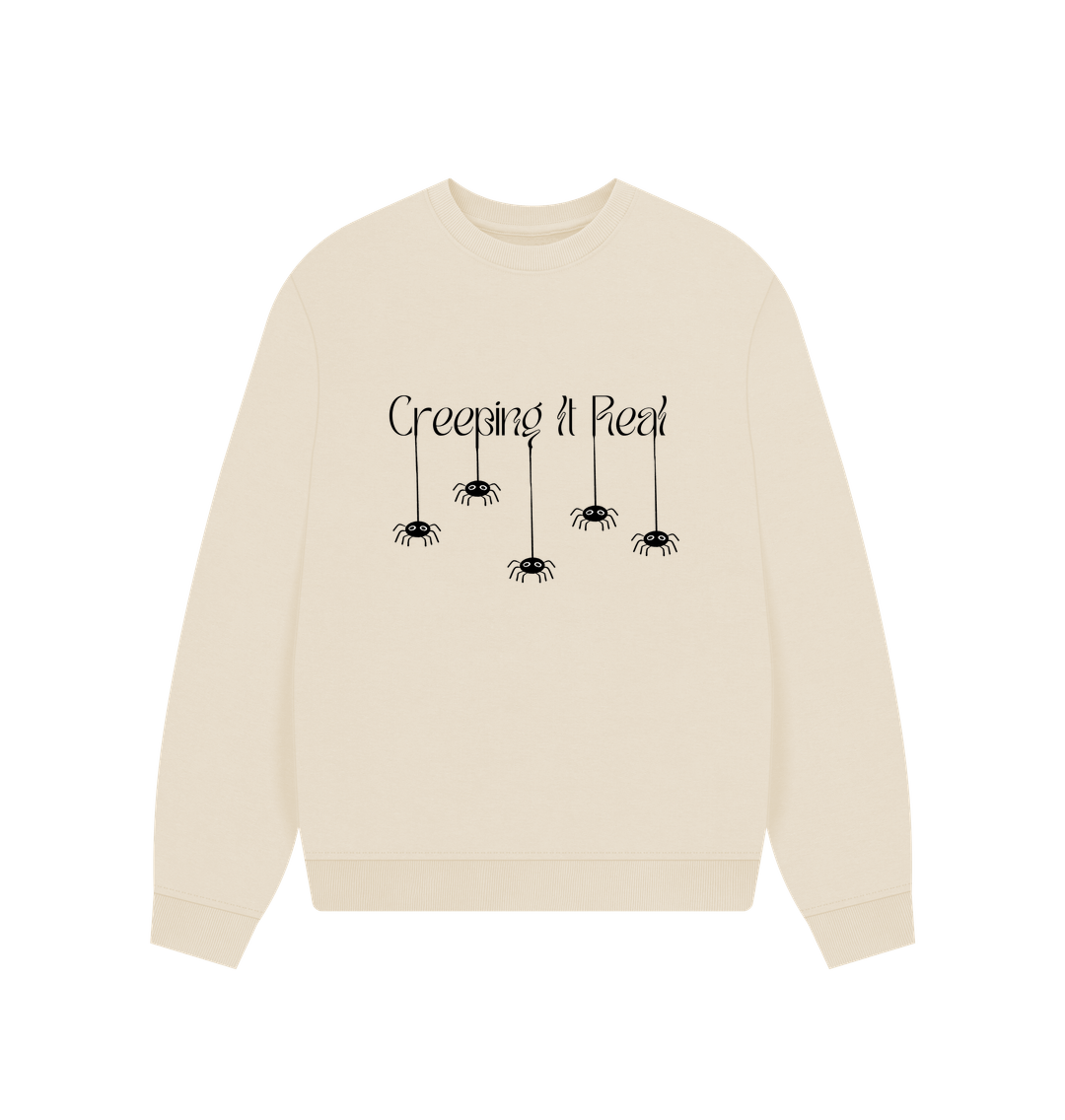 Oat \u2018Creeping it Real\u2019 Organic Cotton Jumper